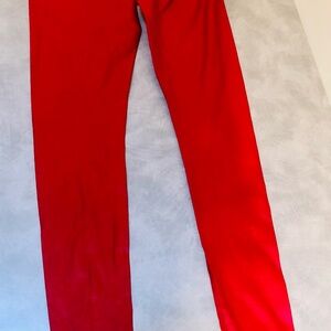 NWT carbon38 cherry red leggings